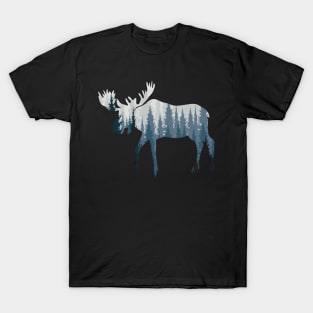 moose wildlife animal canada forest T-Shirt